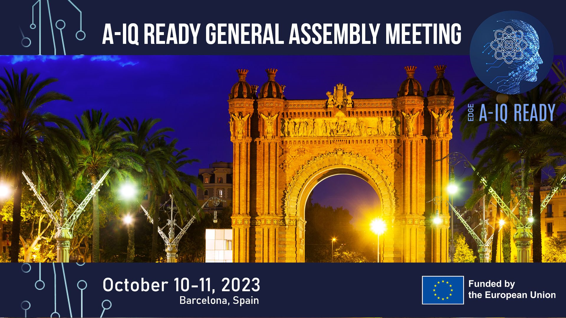 1st Core Team and General Assembly meeting of the A-IQ Ready project in Barcelona.